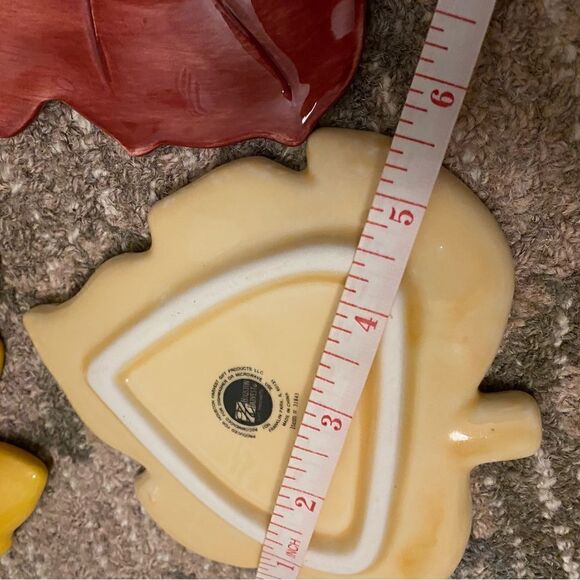 Simple Ceramic Set of Leaf Decor - Picture 6 of 11